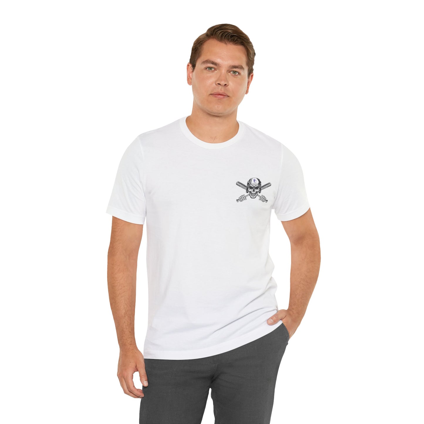 Battle Creek baseball Crossbones - Unisex Jersey Short Sleeve Tee