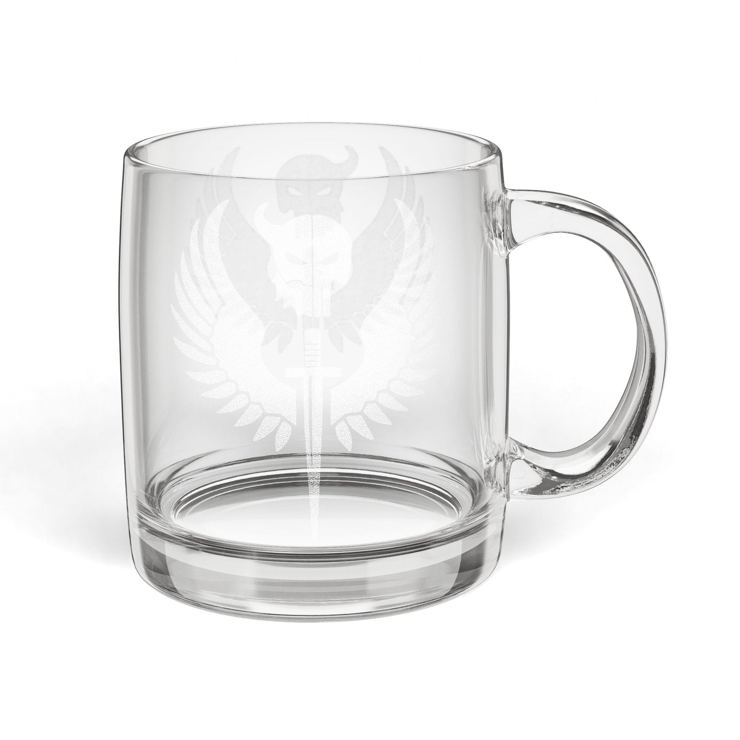 MAF - Thor - Glass Coffee Mug, 12.25oz (Engraving)