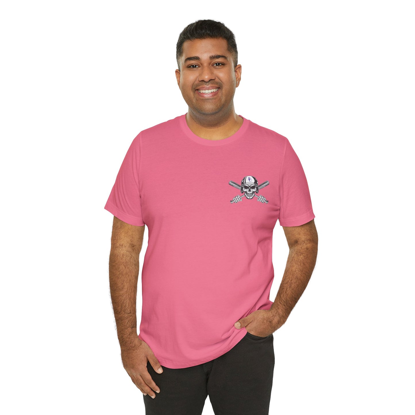 Battle Creek baseball Crossbones - Unisex Jersey Short Sleeve Tee