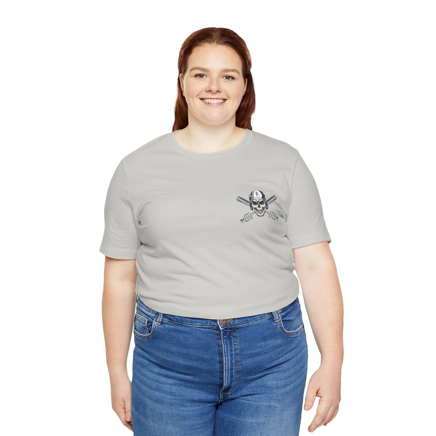 Battle Creek baseball Crossbones - Unisex Jersey Short Sleeve Tee