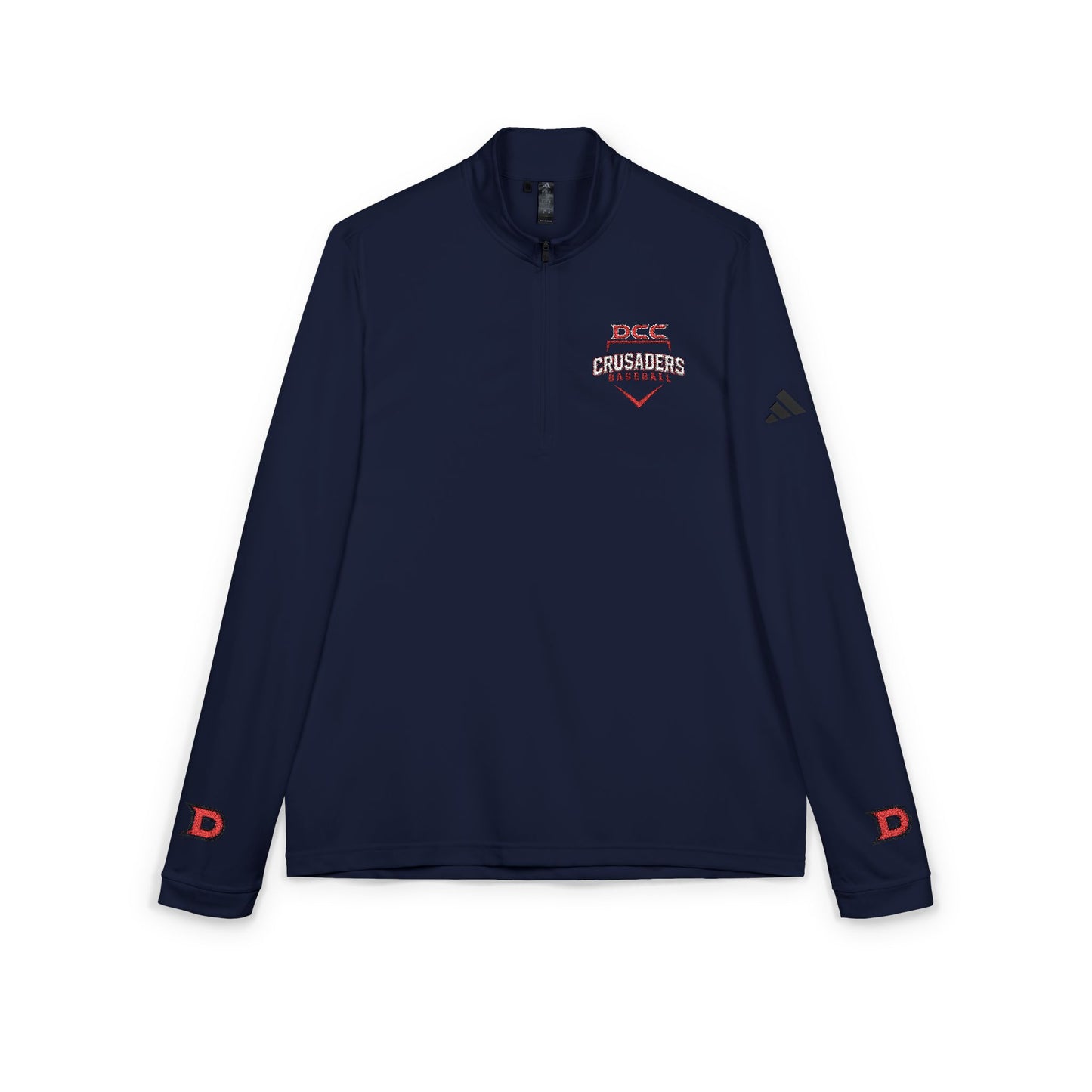 DCC - Red Logo - adidas® Quarter-Zip Pullover (Embroidery)