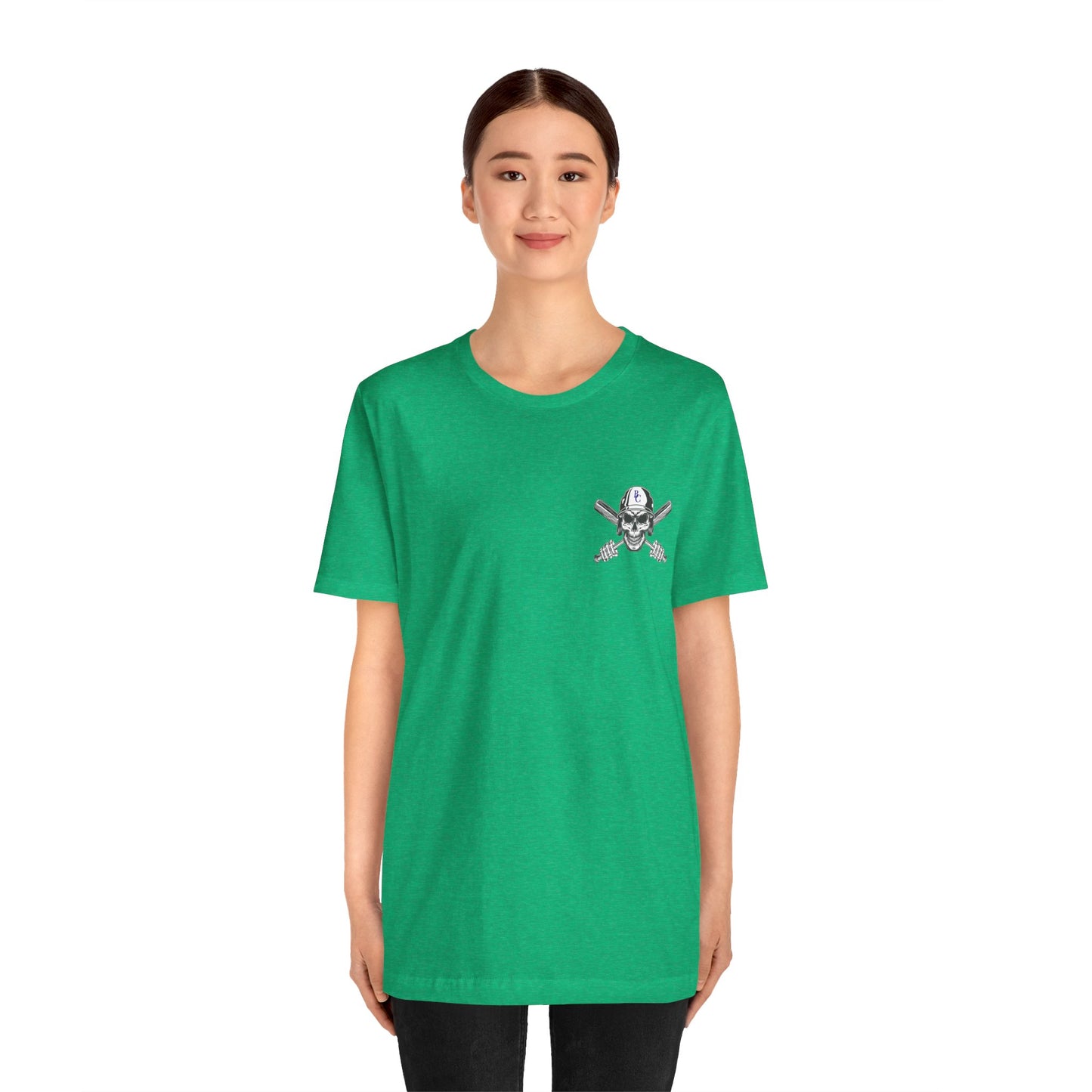 Battle Creek baseball Crossbones - Unisex Jersey Short Sleeve Tee