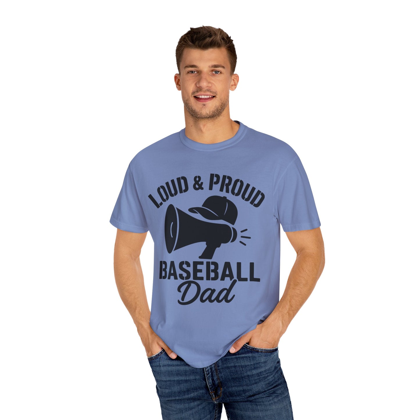 BC - Proud Baseball Dad - Unisex Garment-Dyed T-shirt