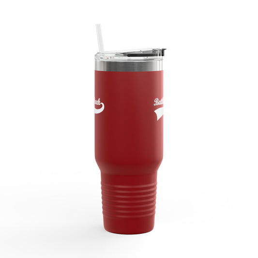 BC White Logo Insulated Travel Mug, 40oz