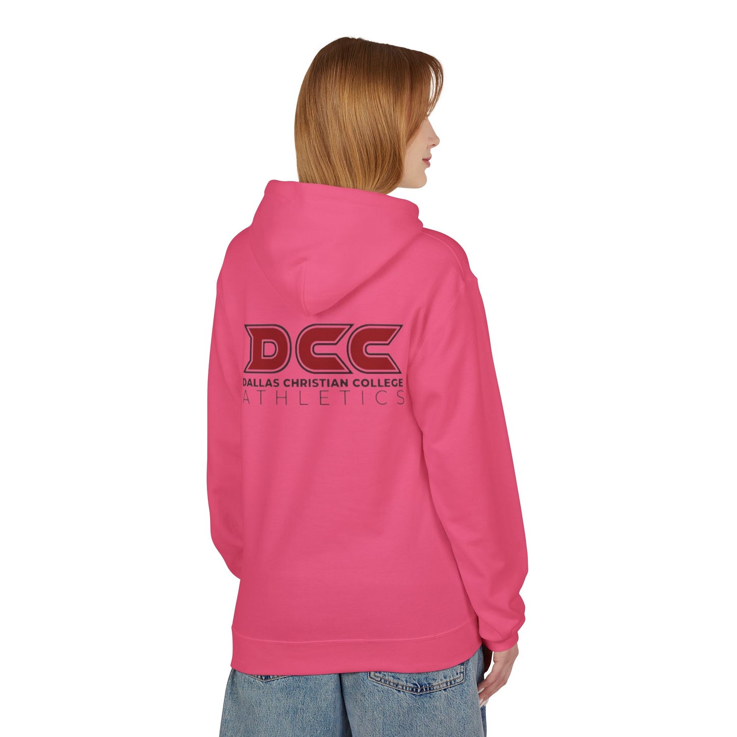 DCC - Red Logo - Unisex Midweight Softstyle Fleece Hoodie