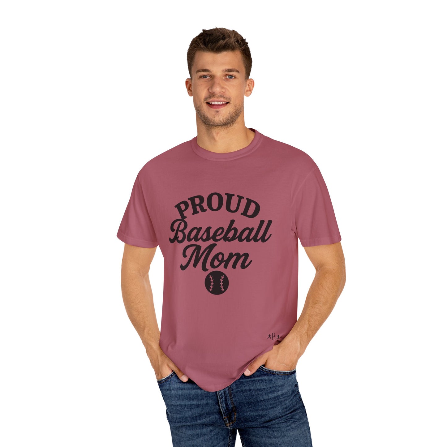 BC - Proud Baseball Mom - Unisex Garment-Dyed T-shirt