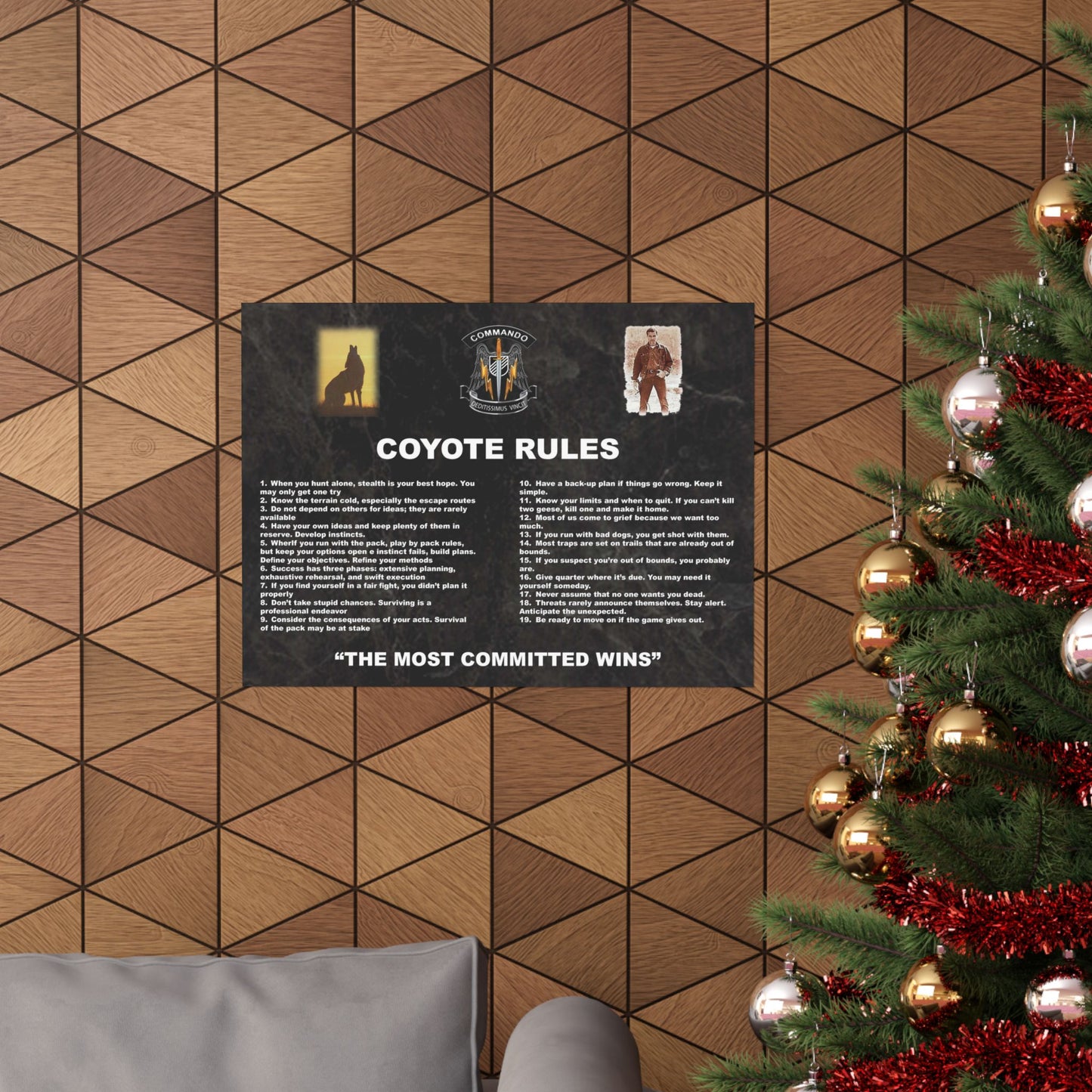 CAA - Coyote Rules - Matte Horizontal Posters