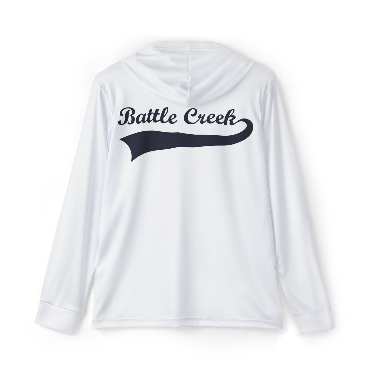 BC - Blue Logo Men's Sports Warmup Hoodie (AOP)
