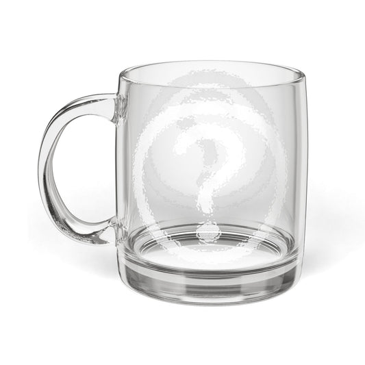 MAF - CAA - Glass Coffee Mug, 12.25oz (Engraving)