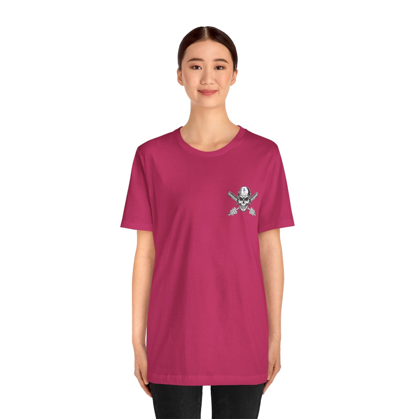 Battle Creek baseball Crossbones - Unisex Jersey Short Sleeve Tee