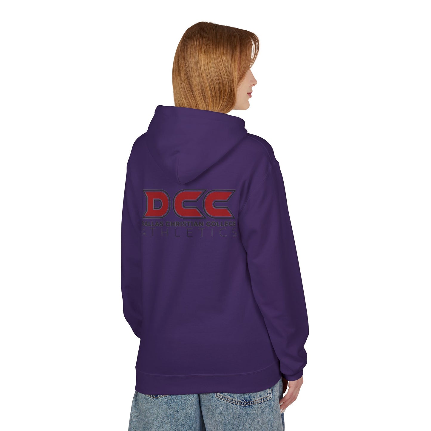 DCC - Red Logo - Unisex Midweight Softstyle Fleece Hoodie