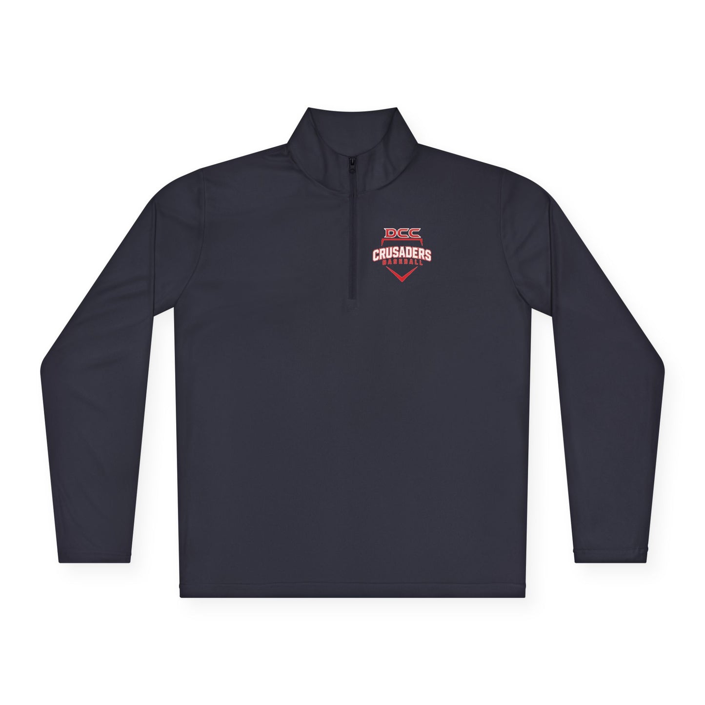 DCC - Red Logo - Unisex Quarter-Zip Pullover