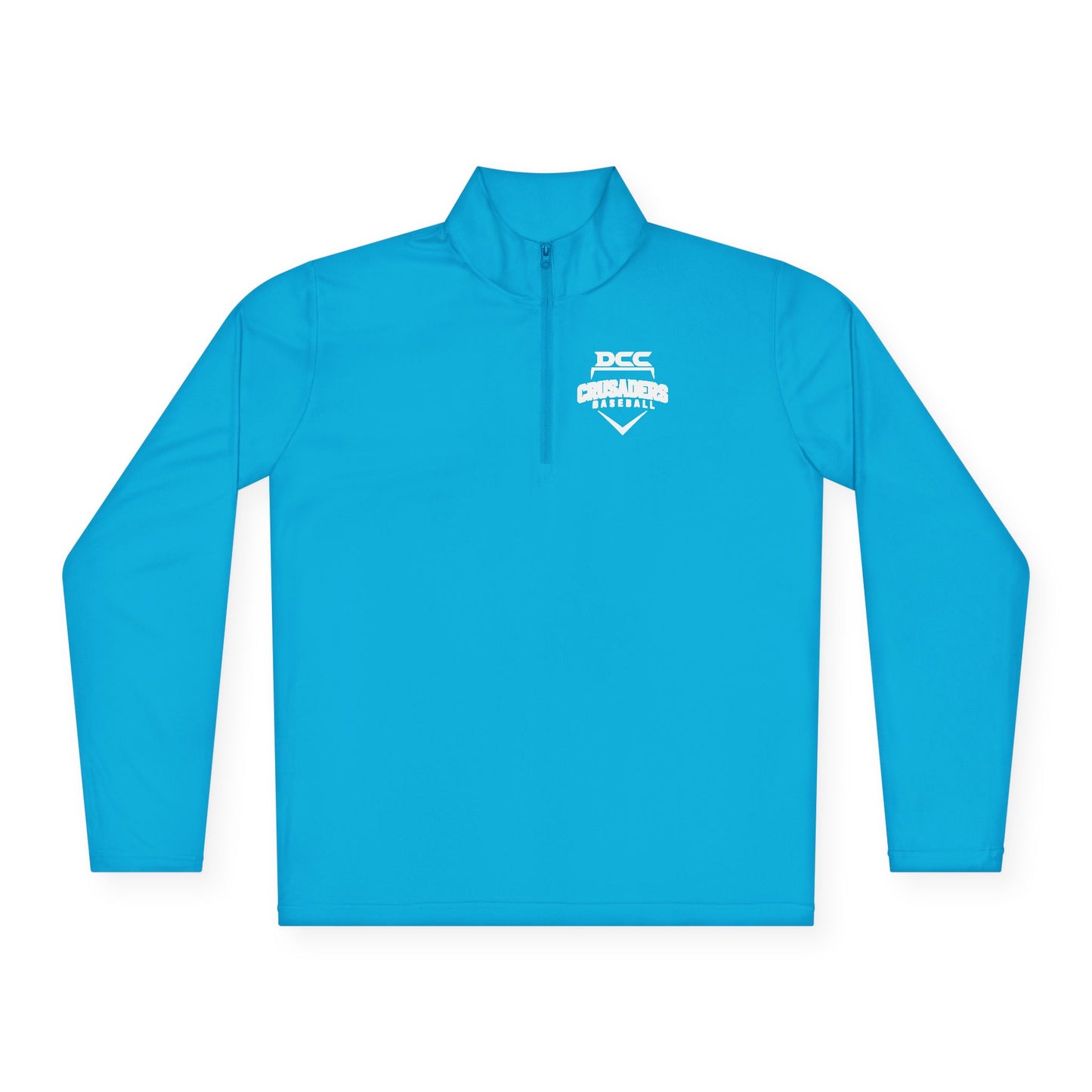 DCC - White Logo - Unisex Quarter-Zip Pullover