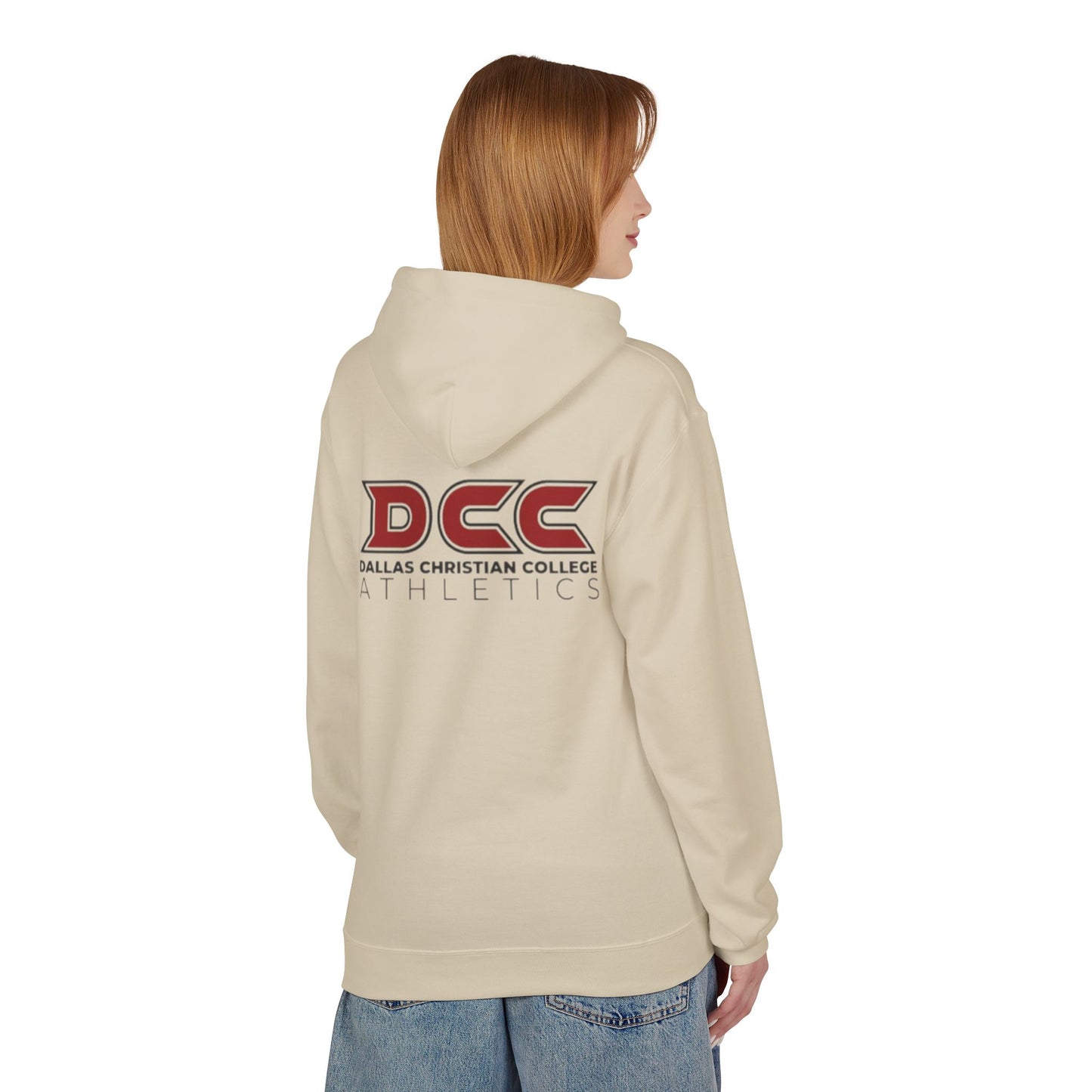 DCC - Red Logo - Unisex Midweight Softstyle Fleece Hoodie