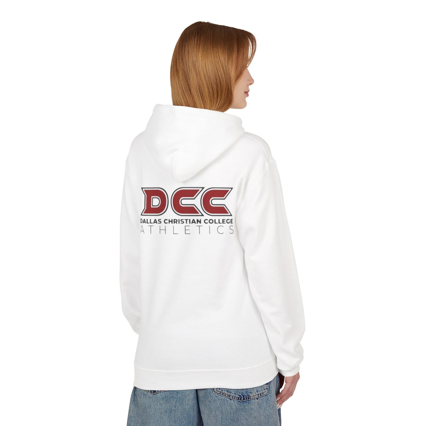 DCC - Red Logo - Unisex Midweight Softstyle Fleece Hoodie