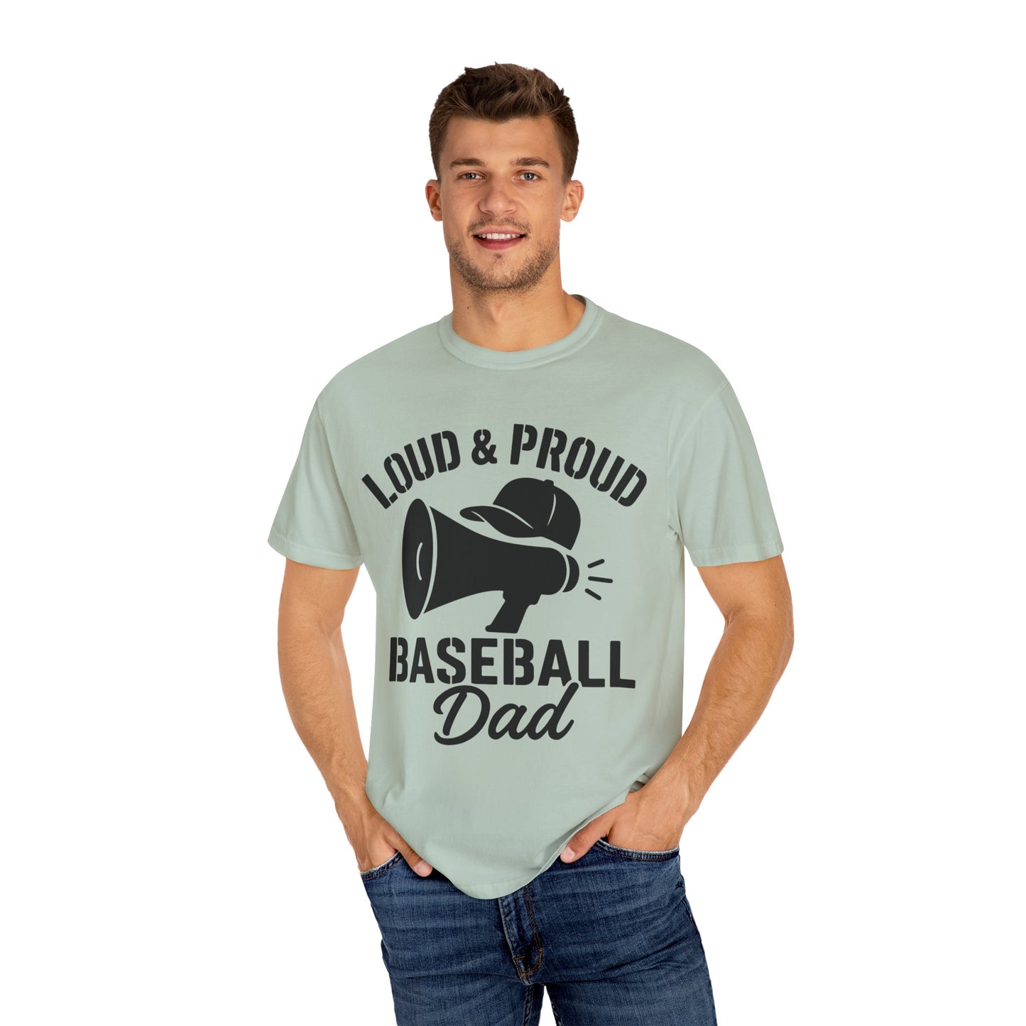BC - Proud Baseball Dad - Unisex Garment-Dyed T-shirt