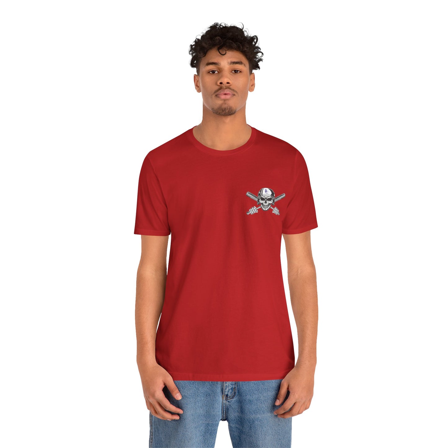 Battle Creek baseball Crossbones - Unisex Jersey Short Sleeve Tee