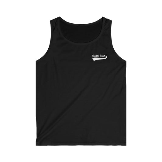 BC White Logo Men's Softstyle Tank Top