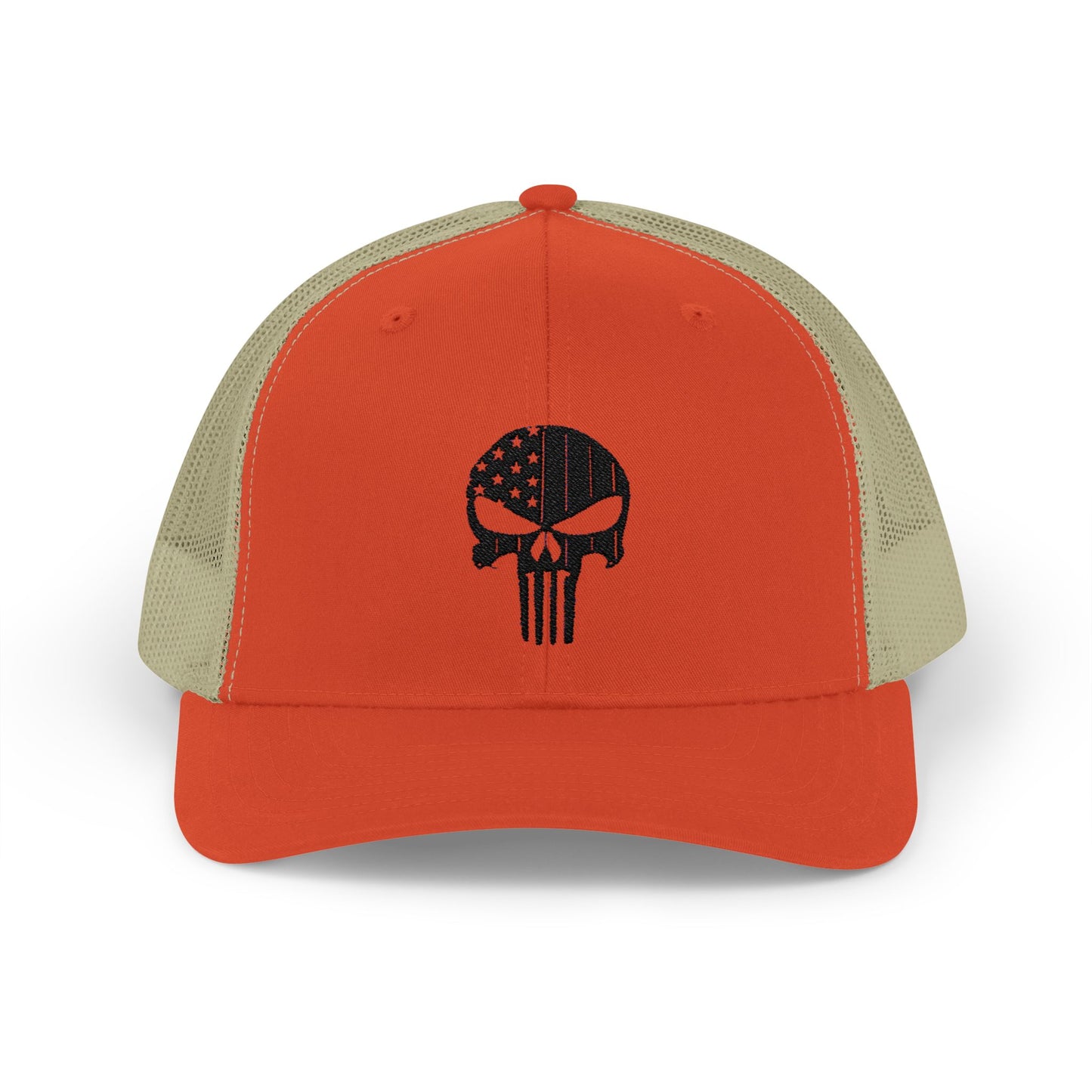 Skull Snapback Trucker Cap