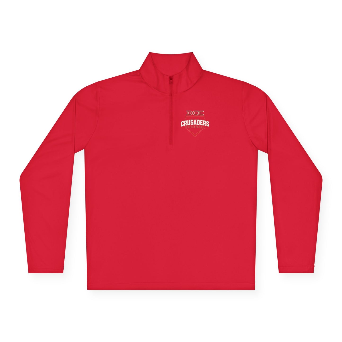 DCC - Red Logo - Unisex Quarter-Zip Pullover
