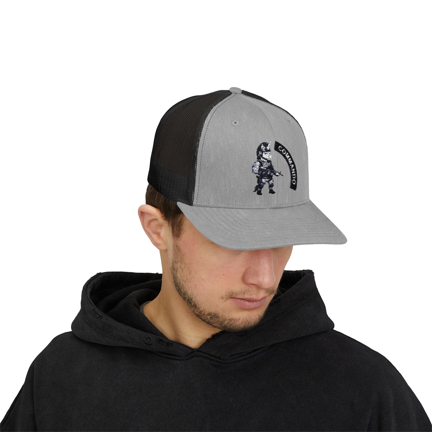 Commando Snapback Trucker Cap
