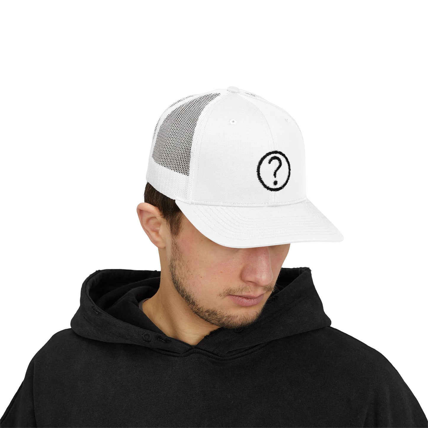 MAF - Question Mark Black Logo - Snapback Trucker Cap