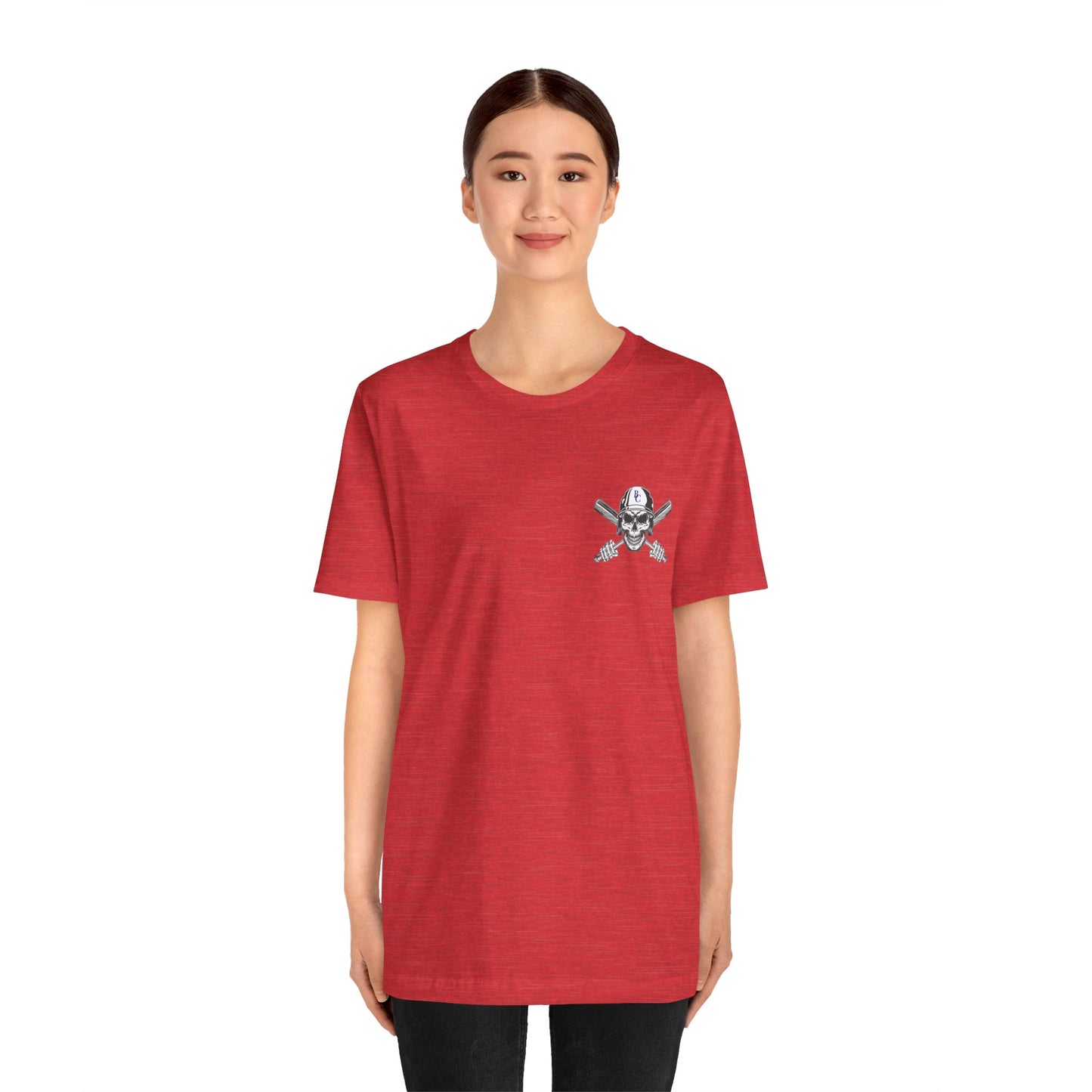 Battle Creek baseball Crossbones - Unisex Jersey Short Sleeve Tee