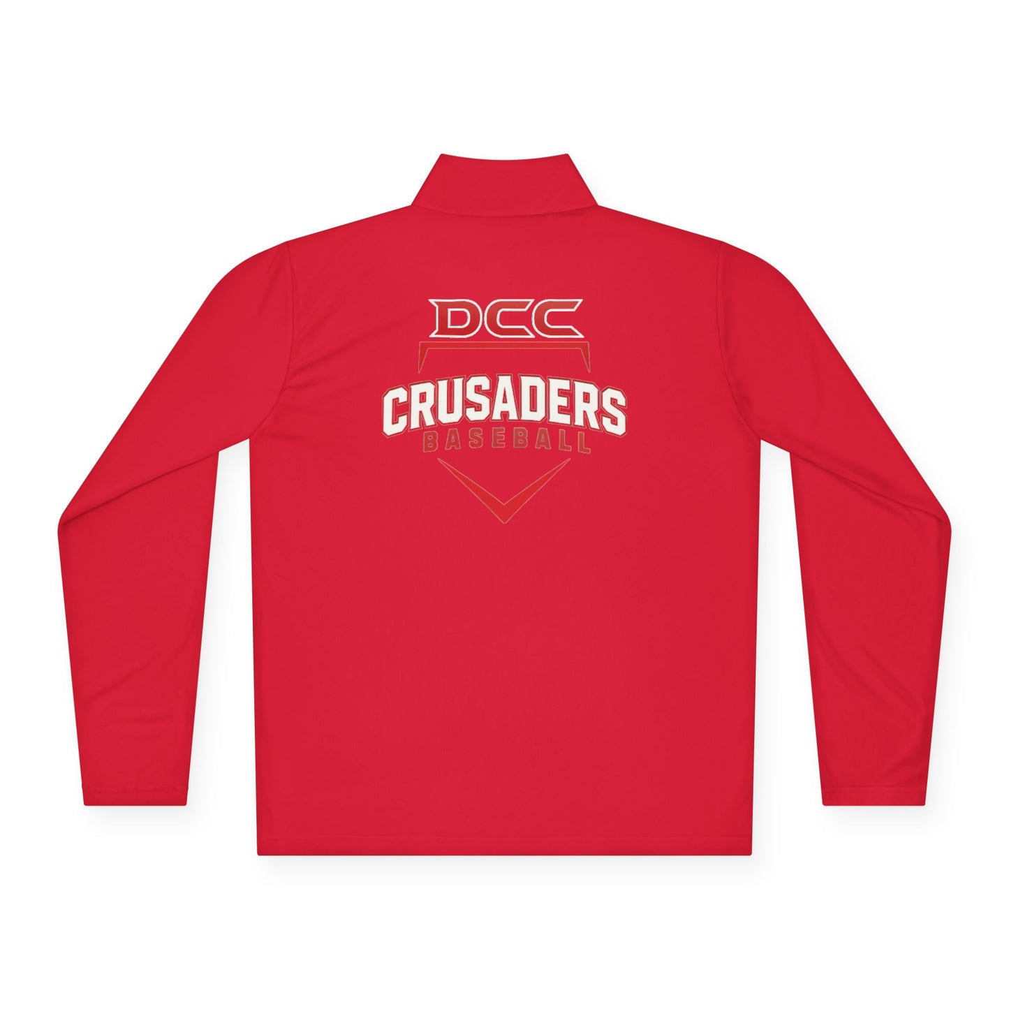 DCC - Red Logo - Unisex Quarter-Zip Pullover
