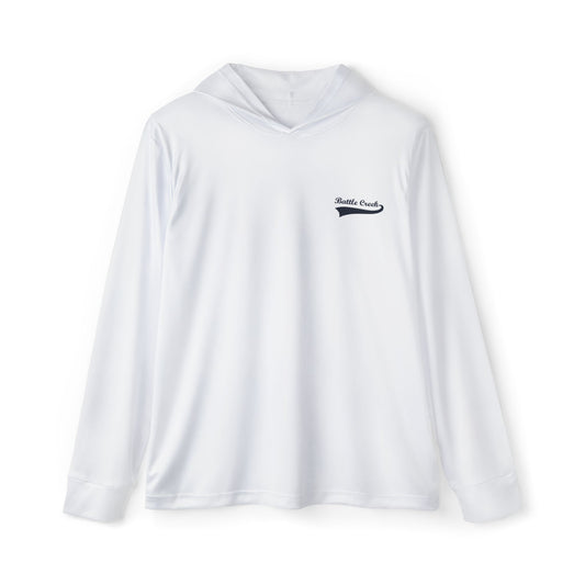 BC - Blue Logo Men's Sports Warmup Hoodie (AOP)