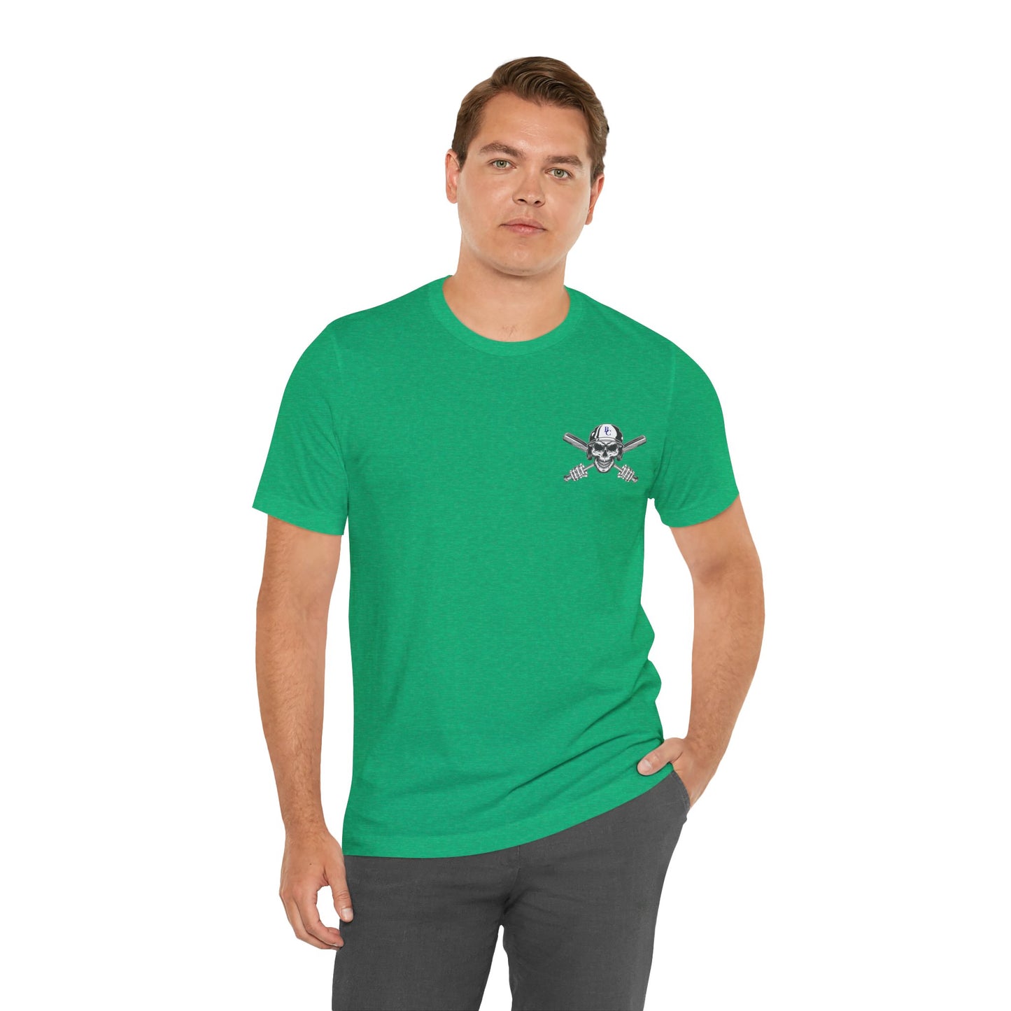 Battle Creek baseball Crossbones - Unisex Jersey Short Sleeve Tee