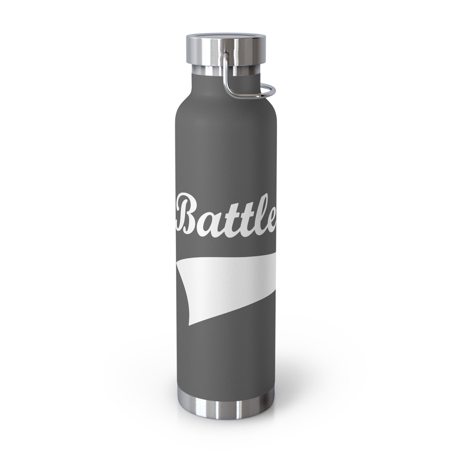 BC White Logo Copper Vacuum Insulated Bottle, 22oz