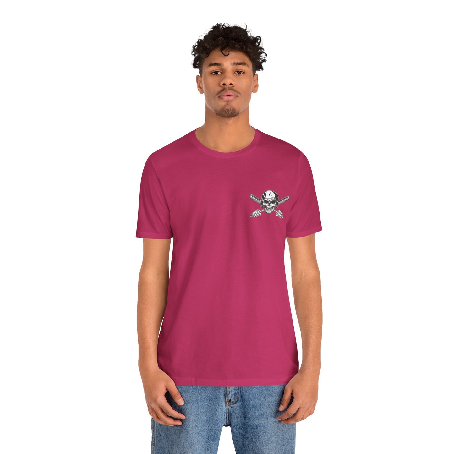 Battle Creek baseball Crossbones - Unisex Jersey Short Sleeve Tee