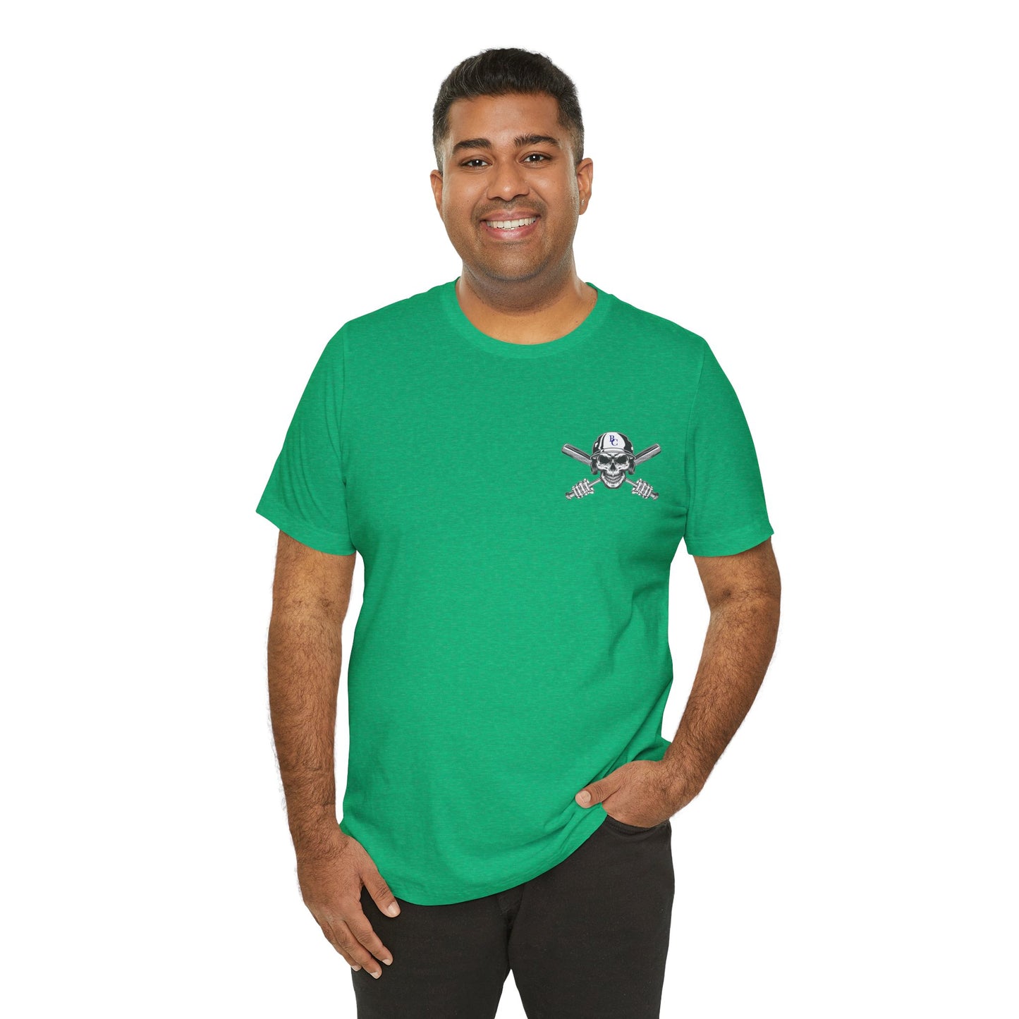 Battle Creek baseball Crossbones - Unisex Jersey Short Sleeve Tee