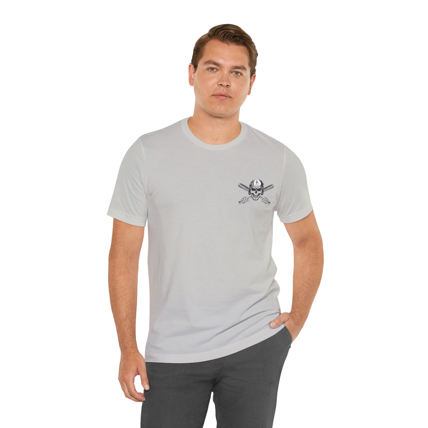Battle Creek baseball Crossbones - Unisex Jersey Short Sleeve Tee