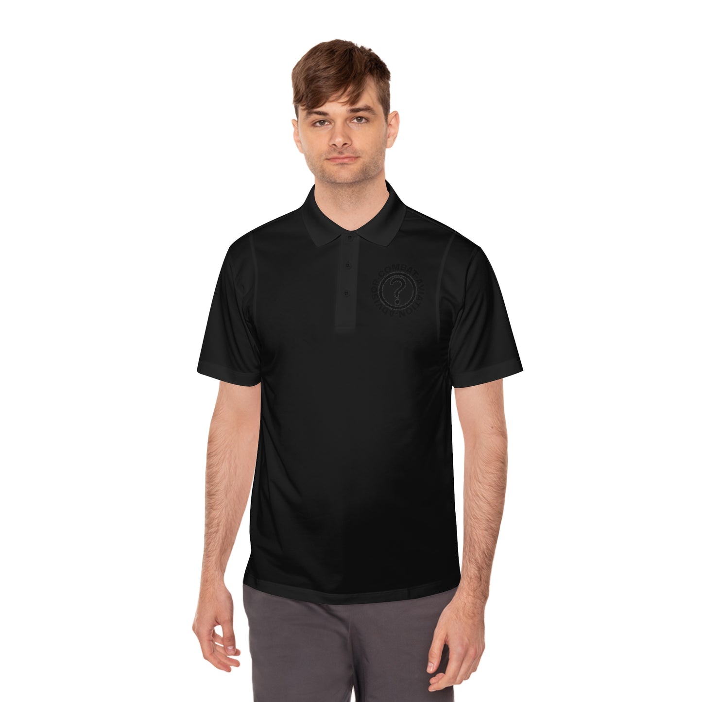 MAF - CAA Question Mark - Men's Sport Polo Shirt