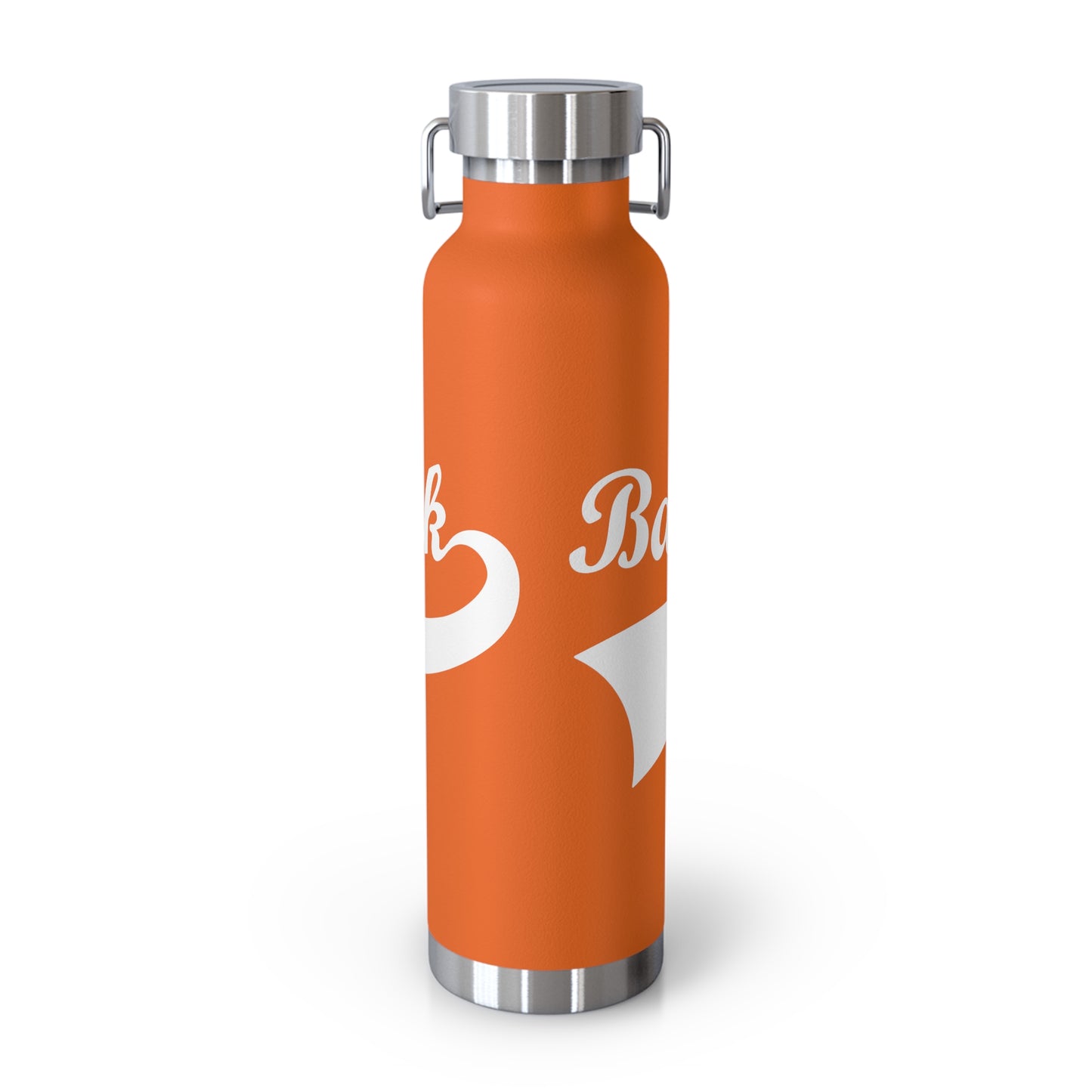 BC White Logo Copper Vacuum Insulated Bottle, 22oz