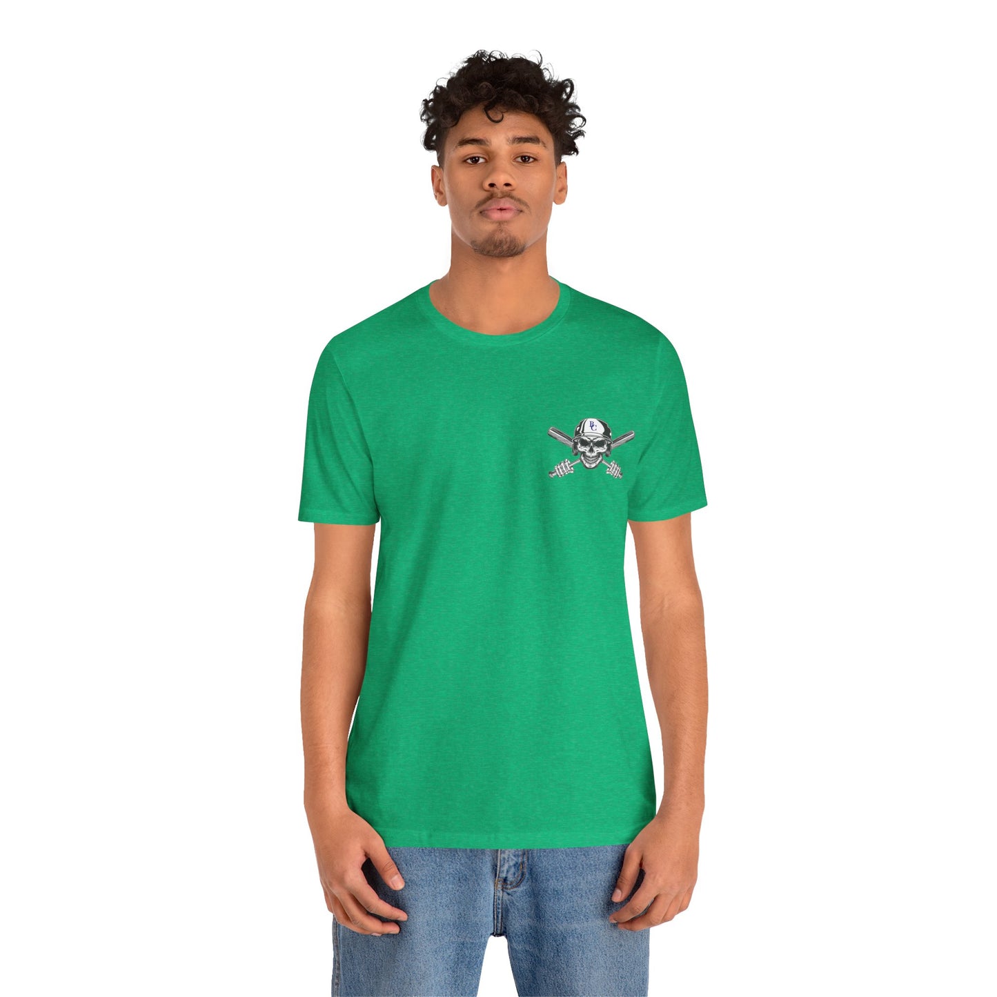 Battle Creek baseball Crossbones - Unisex Jersey Short Sleeve Tee
