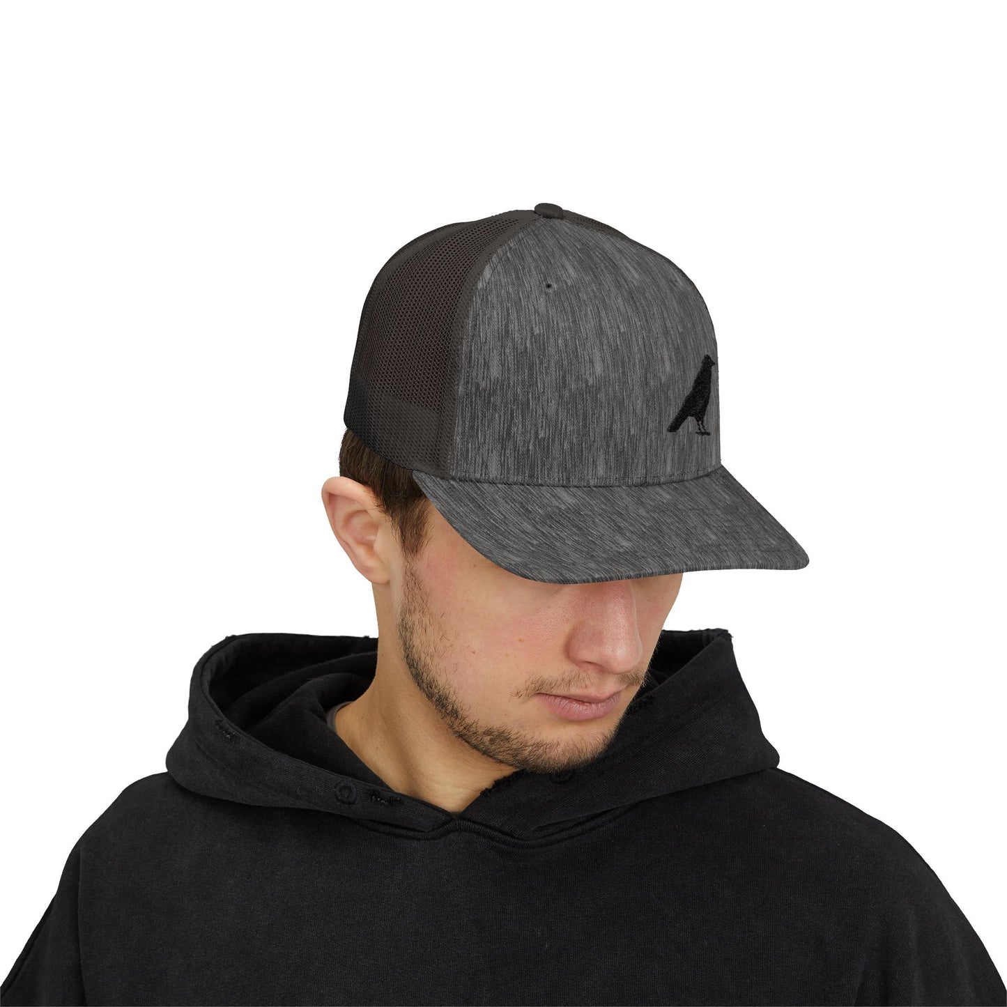 Raven Snapback Trucker Cap