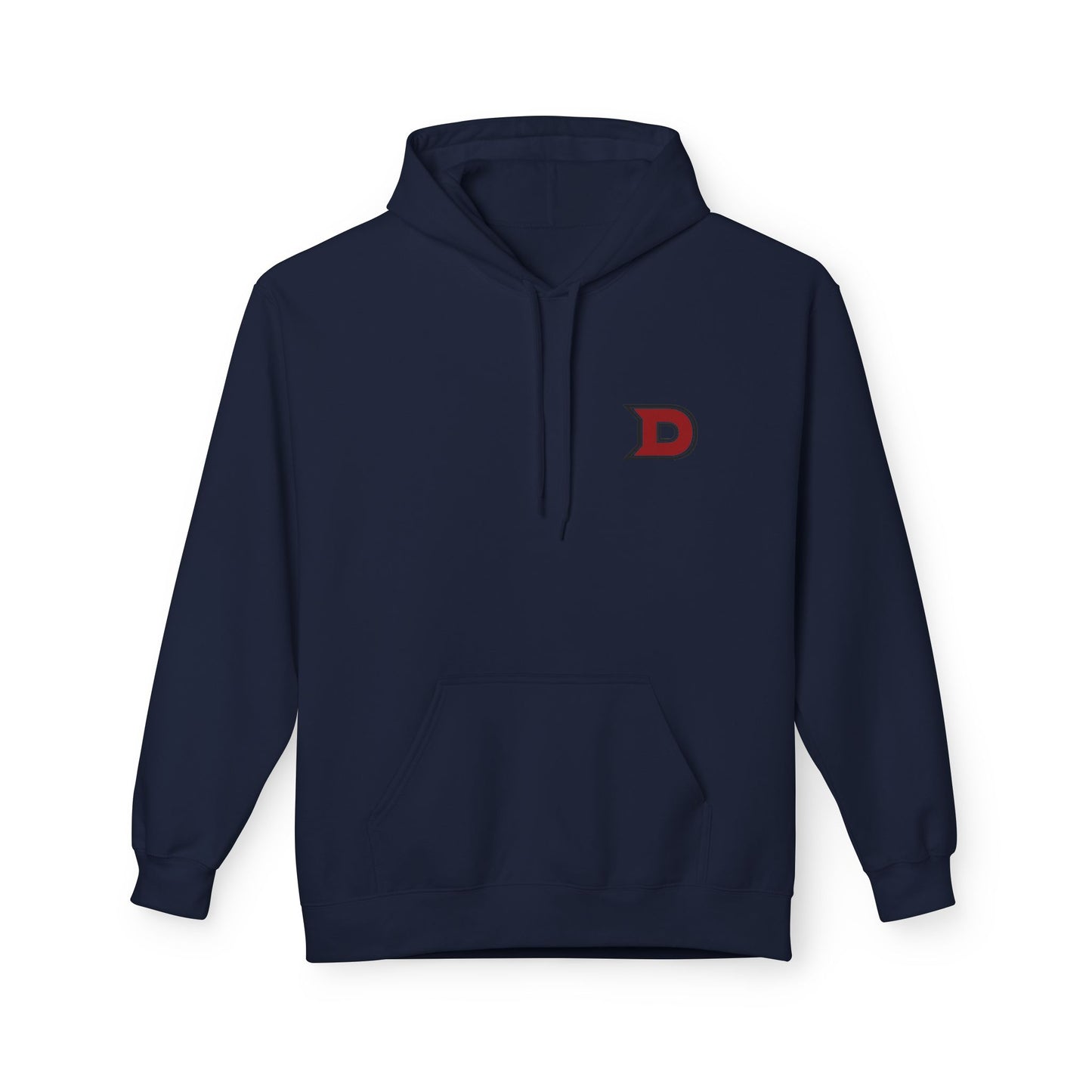DCC - Red Logo - Unisex Midweight Softstyle Fleece Hoodie