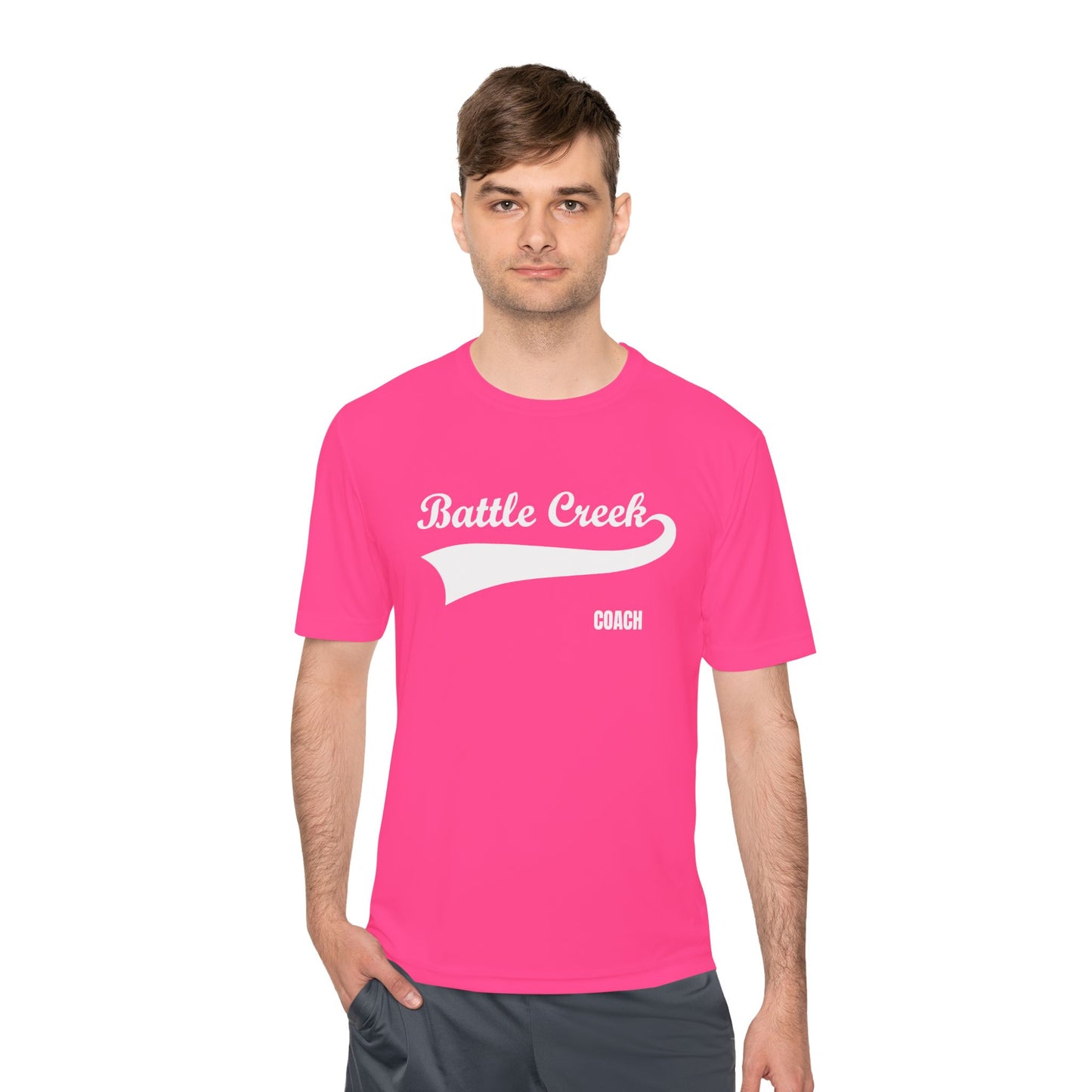BC - COACH JERSEY - White Logo - Unisex Moisture Wicking Tee
