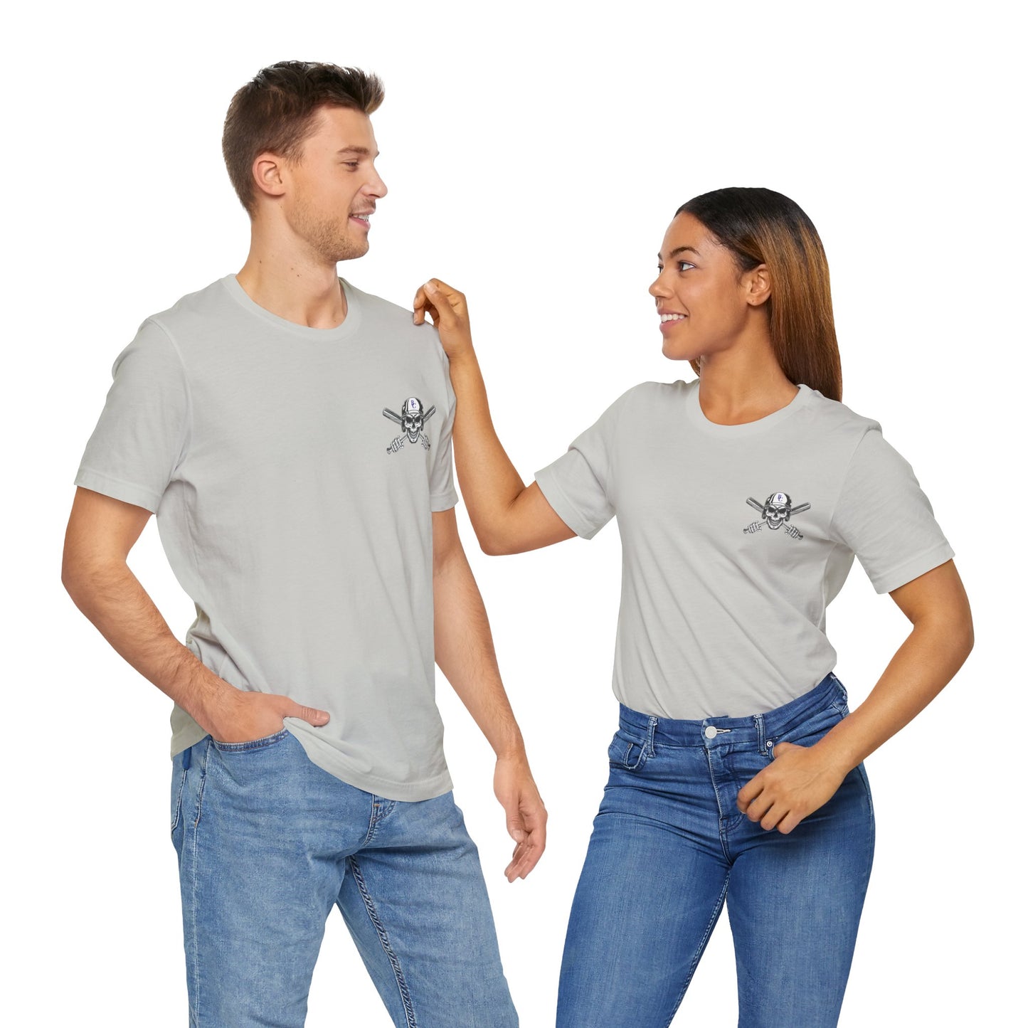 Battle Creek baseball Crossbones - Unisex Jersey Short Sleeve Tee