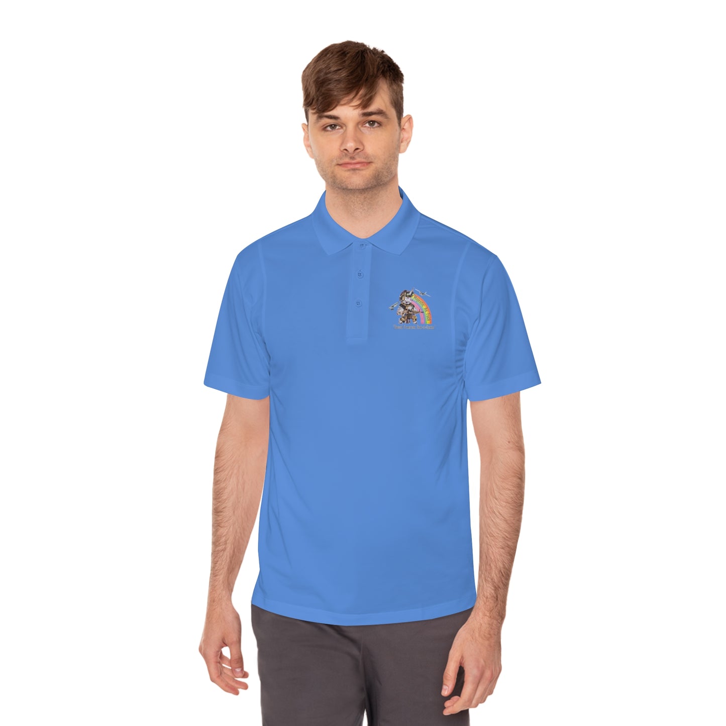 MAF - FLY IT LIKE YOU STOL IT - Men's Sport Polo Shirt