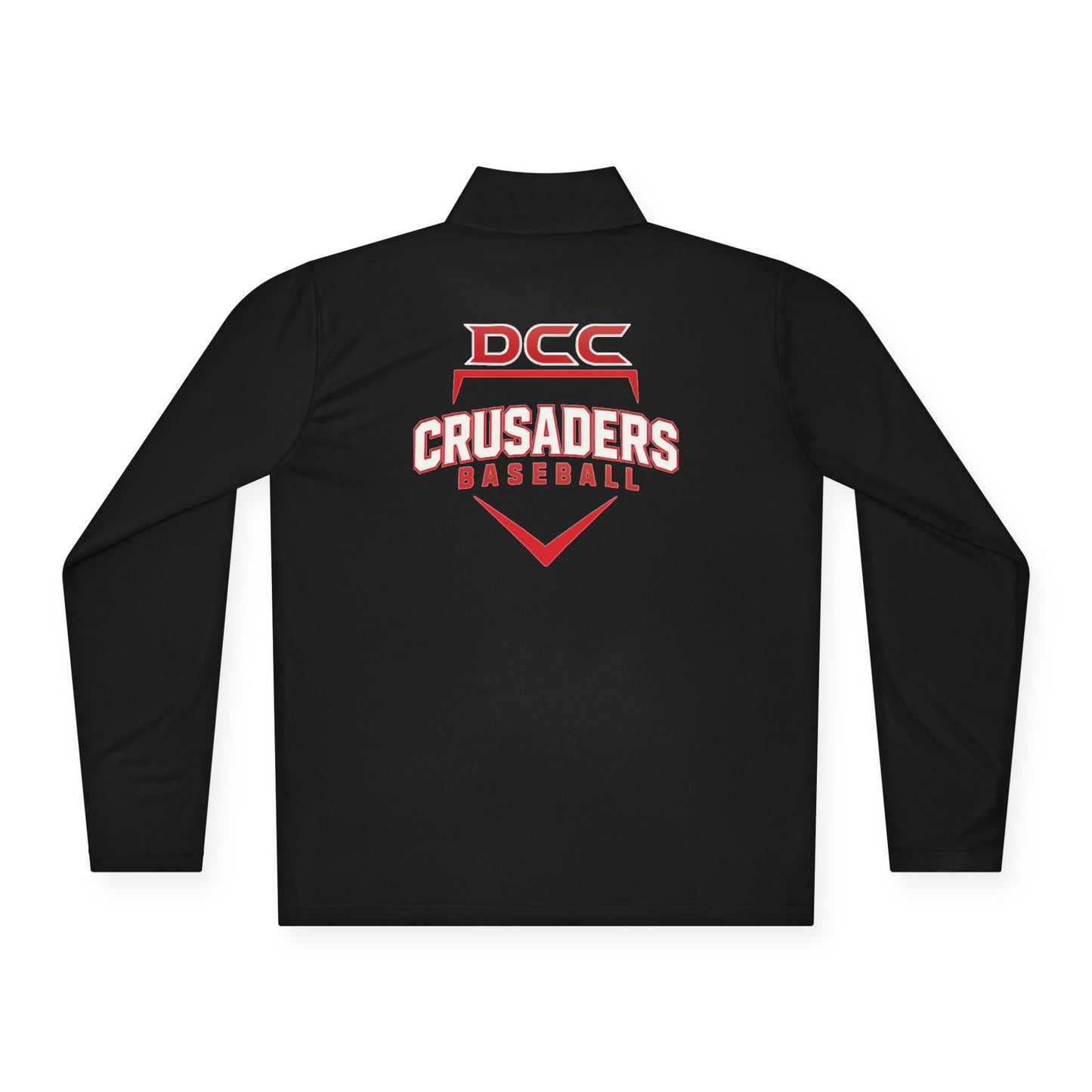 DCC - Red Logo - Unisex Quarter-Zip Pullover