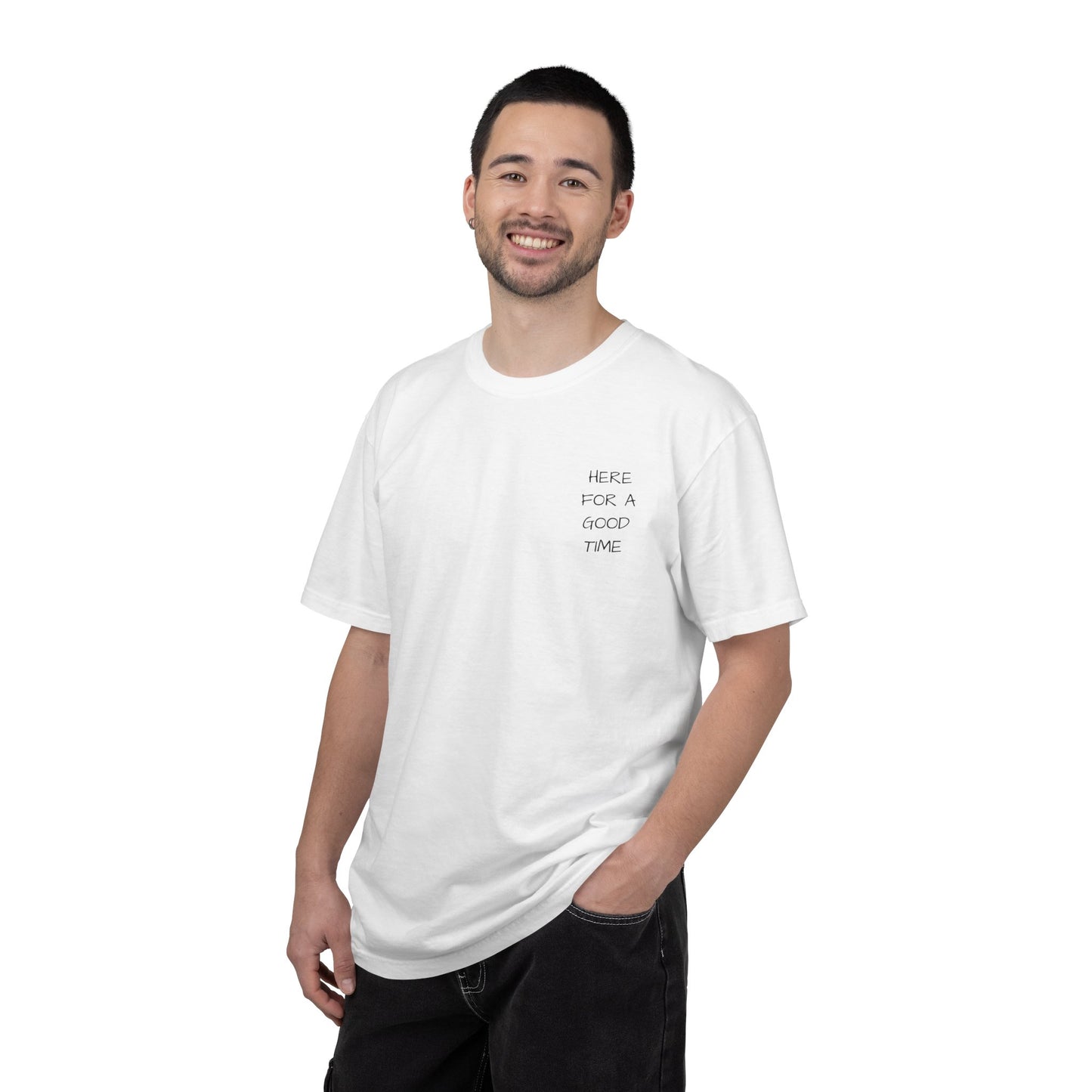 MAF - Here for a good time - Unisex Garment-Dyed T-shirt