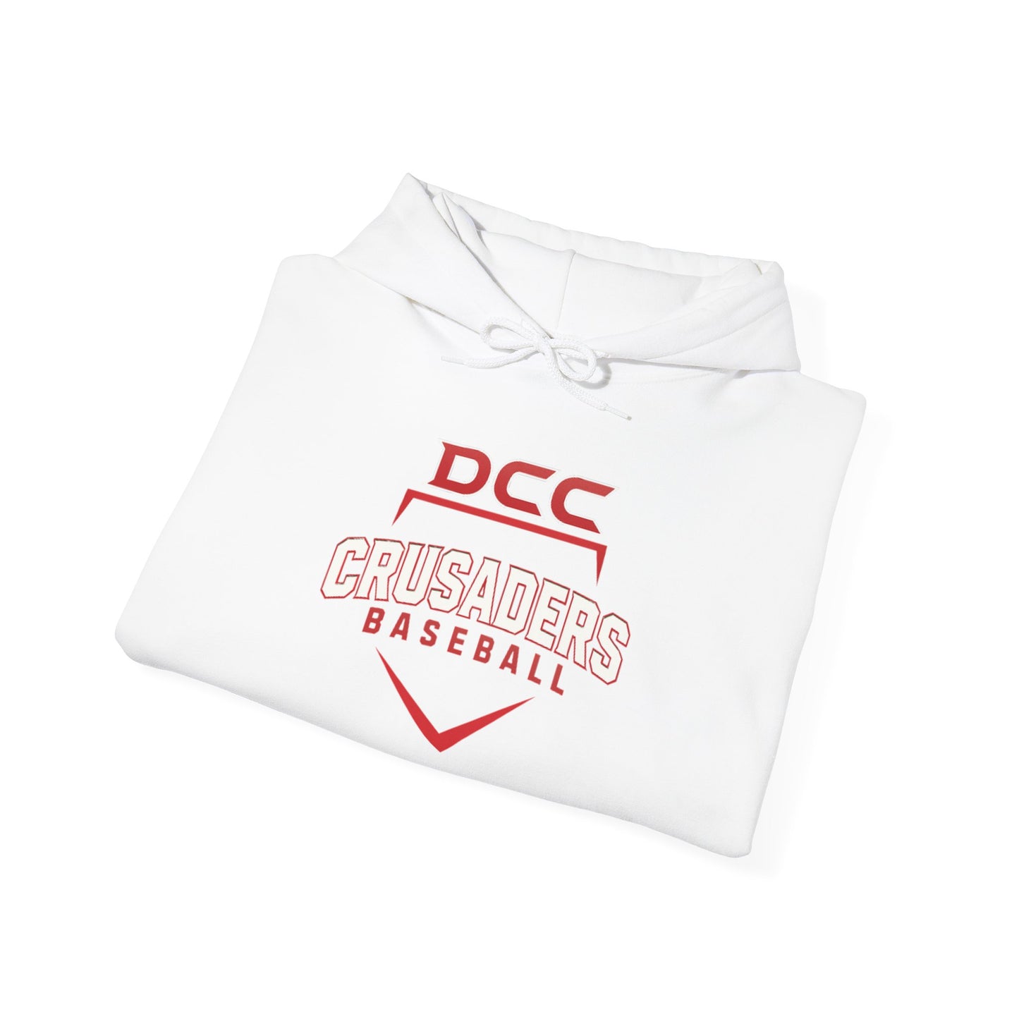 DCC - Red Logo - Unisex Heavy Blend™ Hooded Sweatshirt
