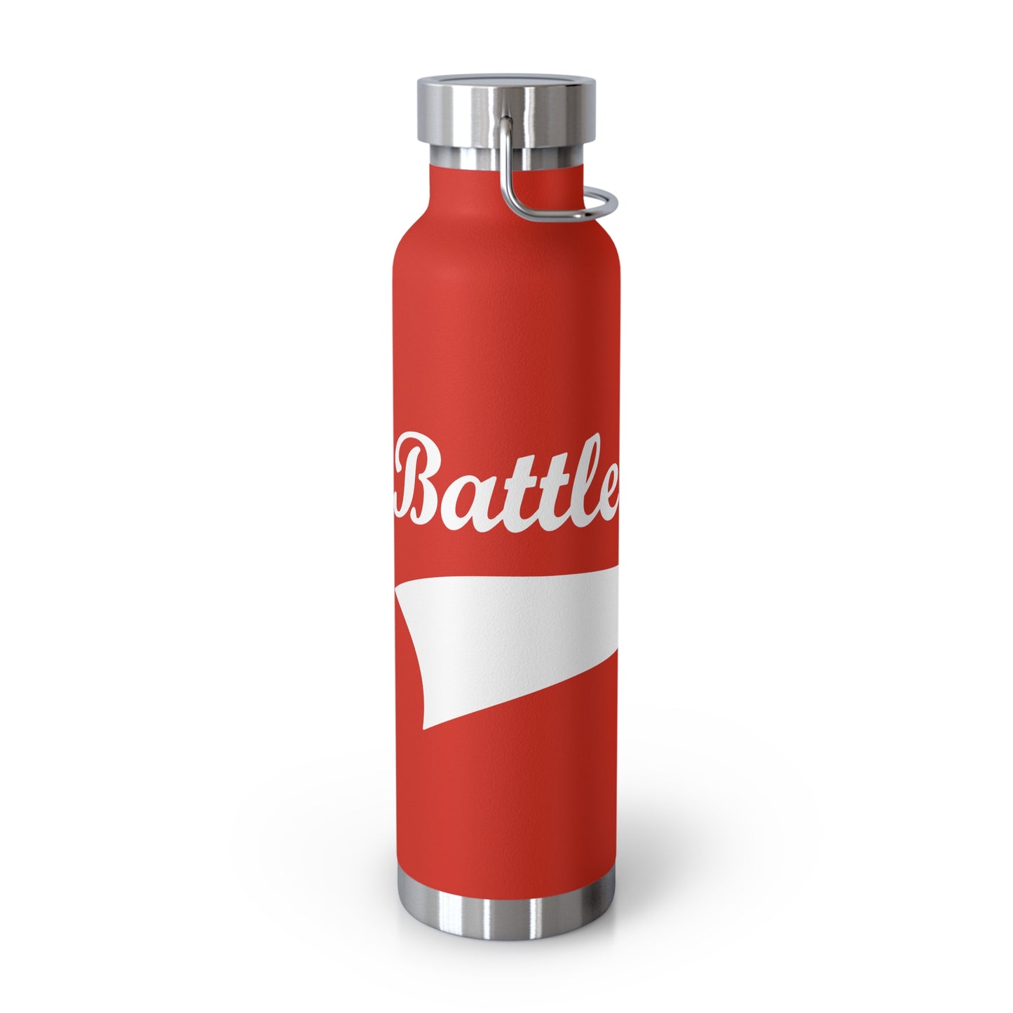 BC White Logo Copper Vacuum Insulated Bottle, 22oz