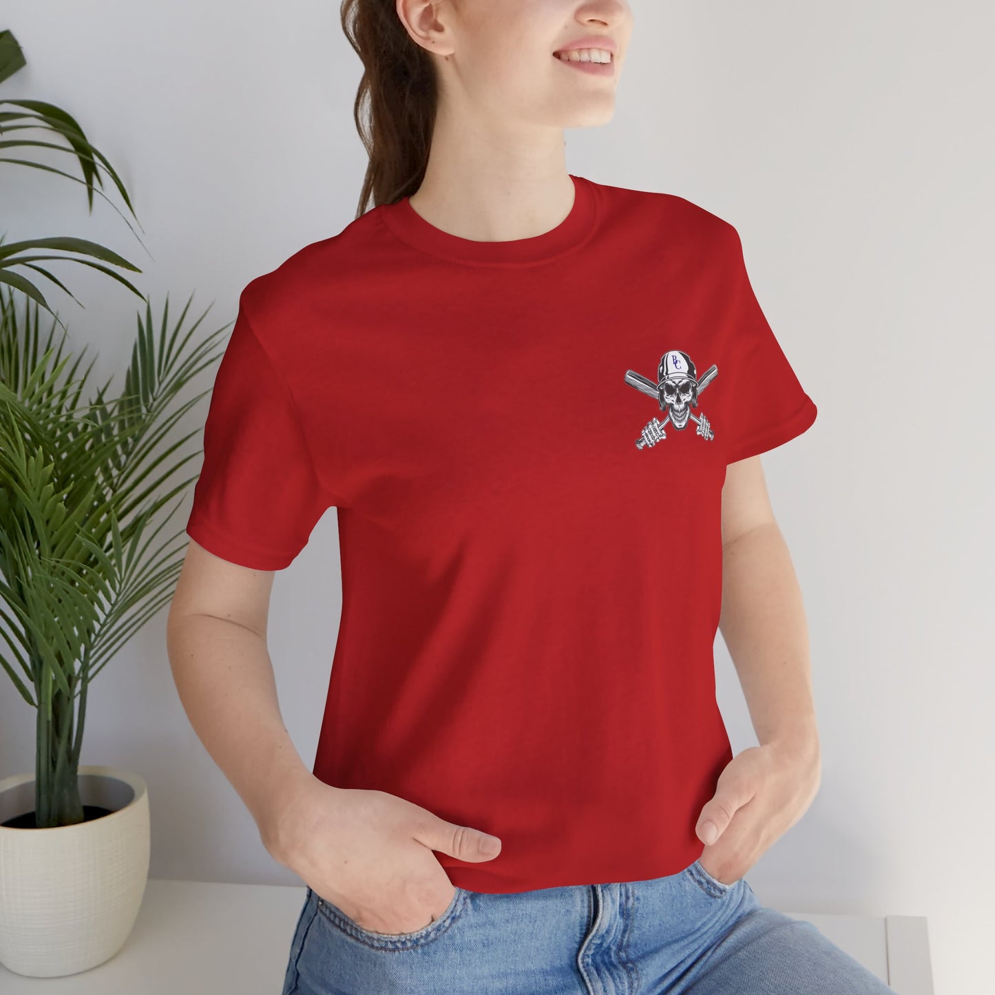Battle Creek baseball Crossbones - Unisex Jersey Short Sleeve Tee