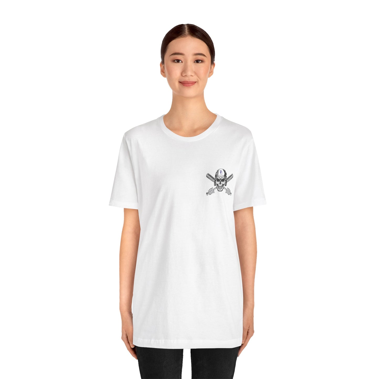 Battle Creek baseball Crossbones - Unisex Jersey Short Sleeve Tee