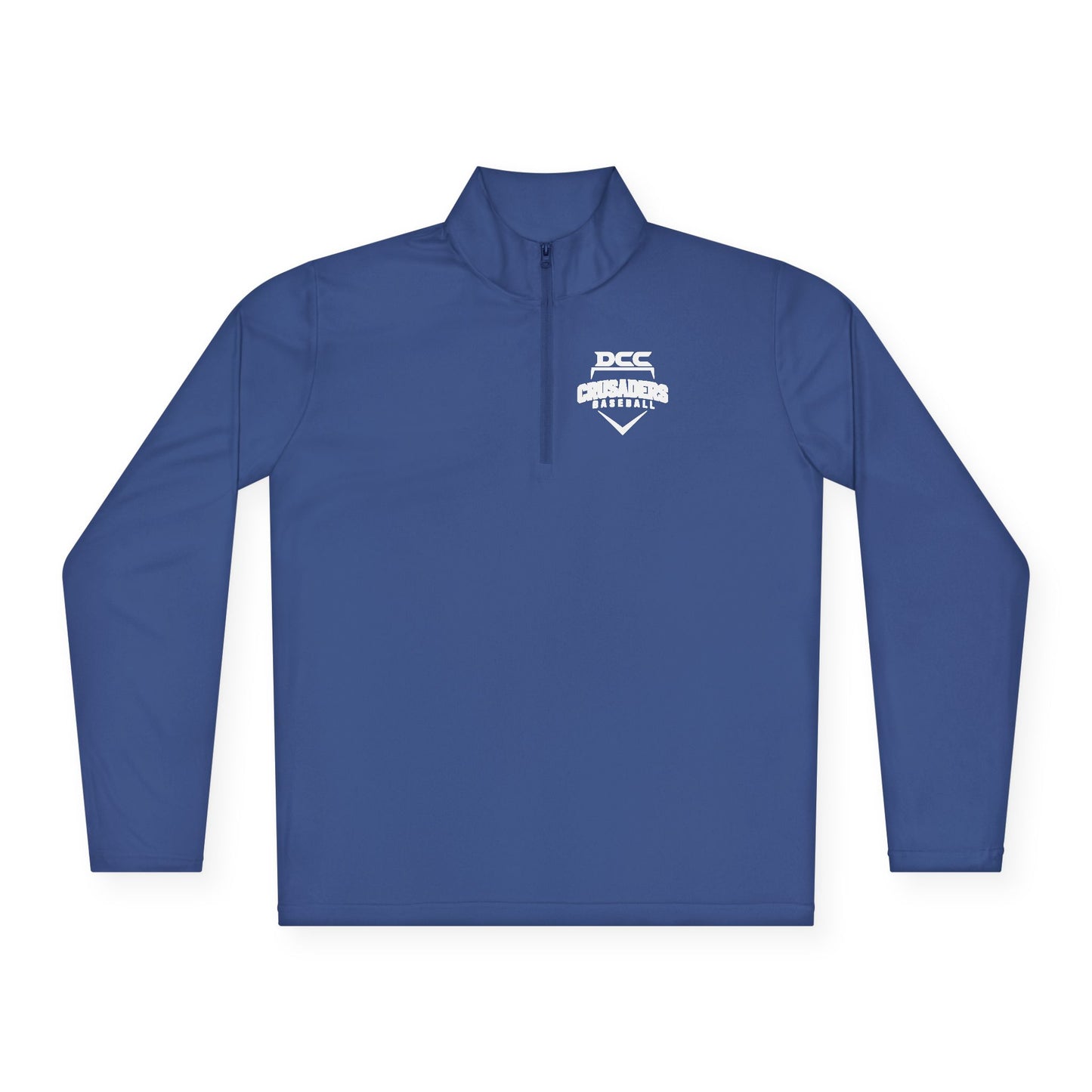 DCC - White Logo - Unisex Quarter-Zip Pullover