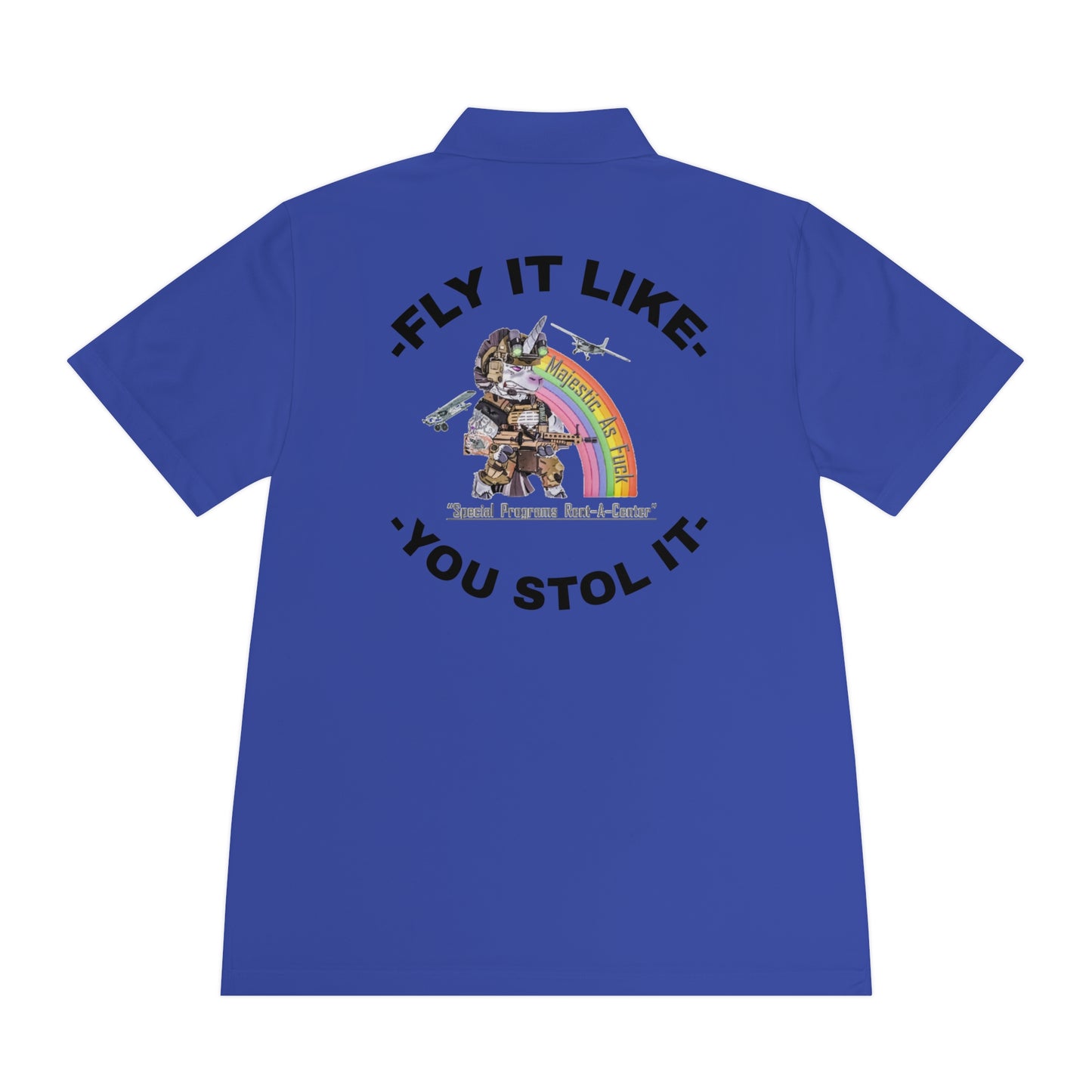 MAF - FLY IT LIKE YOU STOL IT - Men's Sport Polo Shirt